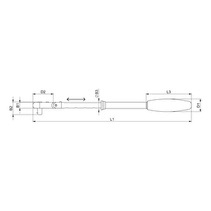 Würth Mafsallı Teleskobik Cırcır 1/2"294-432mm