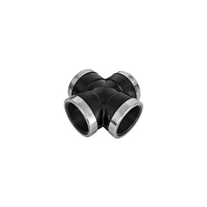 Metal Yüzüklü Plastik İç Diş Kruva Te  11/4" X 11/4" X 11/4" X 11/4" Düz