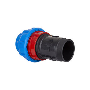 Çift Kavramalı Dıştan Dişli Adaptör 125 X 5" Düz