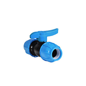 Pp Kaplin Çıkışlı Geçme Kaplin Vana  25 X 25 Düz