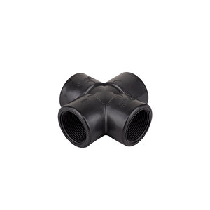 Plastik İç Diş Kruva Te  2½" X 2½" X 2½" X 2½" Düz