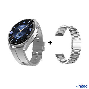 Schitec Watch Hw23 Pro Android İos Harmonyos Uyumlu Akıllı Saat Gümüş