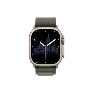 Schitec 2023 Watch 8 Pro Max Amoled Ekran Android İos Uyumlu Akıllı Saat Yeşil