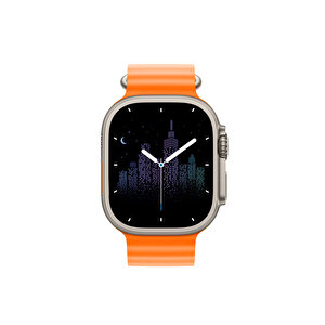 2024 Watch 8 Pro Max Amoled Ekran Android İos Uyumlu Akıllı Saat Turuncu
