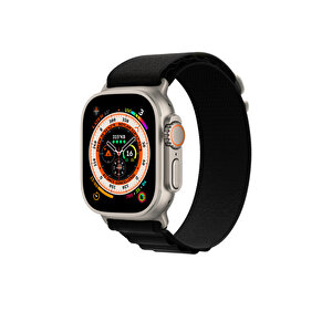 Winex 2023 Watch 8 Ultra 7 Kordonlu Android İos Harmonyos Uyumlu Akıllı Saat Siyah