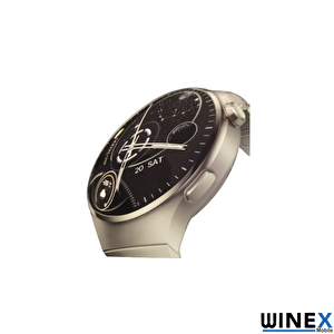 Winex Watch 4 Pro Curved Amoled Ekran Android İos Harmonyos Uyumlu Akıllı Saat Gümüş