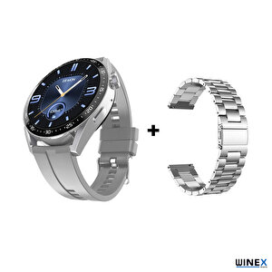 Watch Hw23 Pro Android İos Harmonyos Uyumlu Akıllı Saat Gümüş