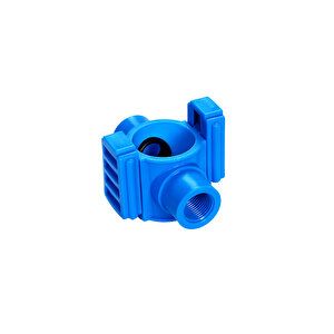 Stoplu Kızaklı Çift Çıkışlı Priz Kolye  75 X ½" X ½" Düz