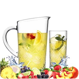 Timeless 5 Prç. Kokteyl Meşrubat Bardağı Takımı-limonata Seti