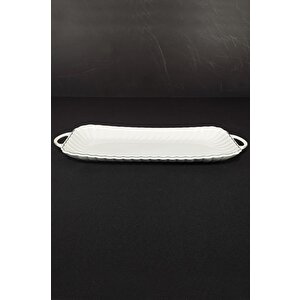 Carmen Porselen Dikdörtgen Sunum Tabağı 55 Cm Yaldızlı – Lmg 505-l C320.113