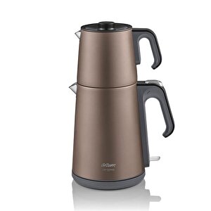 Arzum Ar3080 Çay Sefası 1650 W Çelik Çay Makinesi Toprak