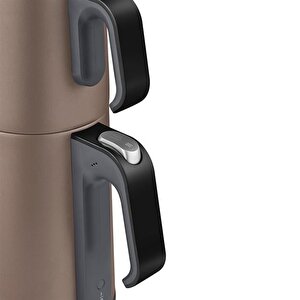 Arzum Ar3080 Çay Sefası 1650 W Çelik Çay Makinesi Toprak