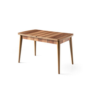 Kelebek Açılır Mdf Mutfak Masası 75*130cm Ceviz