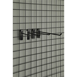 25 Cm Siyah 400 Adet Tel Pano Kancası Raf Askısı
