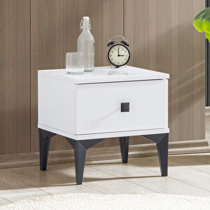 Genç Odası, White Genç Odası Takımı -3 Kapaklı Dolap, Karyola, Komodin, Şifonyer