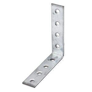 Mobilya Köşe Bağlantı Sabitleme L Demir Deprem Dolap Duvar Birleştirme Gönye 65x65x15 Mm (5 Adet)
