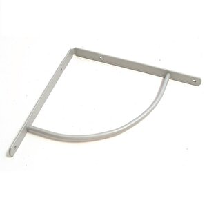 Raf Altı Metal 24cm (2 Adet) Siyah Siyah