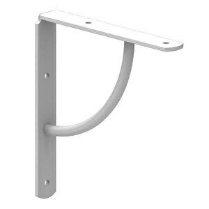 Raf Altı Metal 24cm (2 Adet) Siyah Siyah