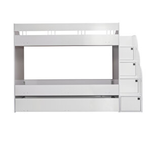 Genç Odası, White Complex Yavrulu Ranza + 4 Kapaklı Dolap