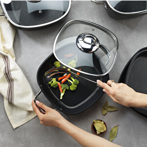 Schafer Gastronomie Master Granit Derin Tencere 26 cm