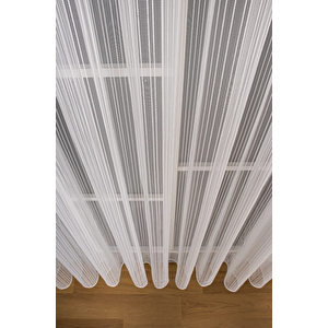 Zincir Tül Perde 1/3 Sık Pile 250x260 cm