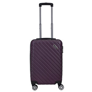 Elatae Kabin Boy Valiz Mor Pro Abs 1001