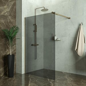Bronze  Tetra 6mm Füme Cam Seperatör Duşakabi̇n 85 cm