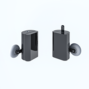 Black Castor 6mm Yarım Kumlamalı Karolajlı Orta Açılır 2 Sabit 2 Sürgü İki Duvar Arası Duşakabin 180 cm