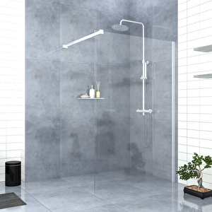 Si̇lver  Tetra 6mm Şeffaf Cam Seperatör Duşakabi̇n 95 cm