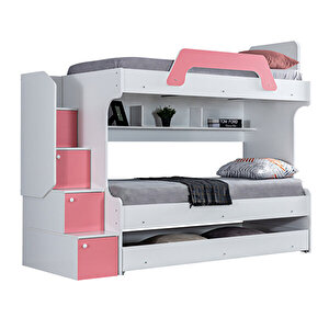 İnci Yavrulu Ranza - Pembe + 2 Adet Comfort Yatak