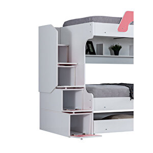 İnci Yavrulu Ranza - Pembe + 2 Adet Comfort Yatak