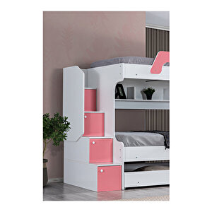 İnci Yavrulu Ranza - Pembe + 2 Adet Comfort Yatak