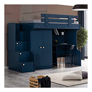 Blue Ranza Dolap Masa + 1 Adet Comfort Yatak