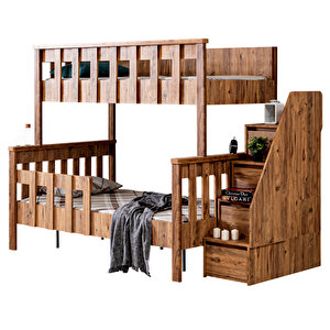 Deluxe 2li Ranza - Ceviz + 2 Adet Comfort Yatak