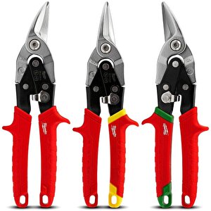 3'lü Kaportacı Makası Seti 260mm (sağ & Sol & Düz)