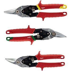 3'lü Kaportacı Makası Seti 260mm (sağ & Sol & Düz)