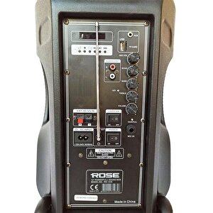 Rs-1235 Portatif Taşınabilir Ses Sistemi 150watt El+kafa Telsiz Mikrofonlu
