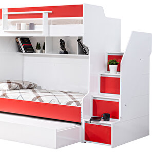 Cesur Yavrulu Ranza - Kırmızı + 2 Adet Comfort Yatak