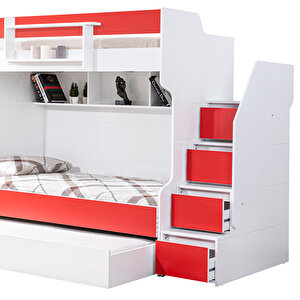 Cesur Yavrulu Ranza - Kırmızı + 2 Adet Comfort Yatak