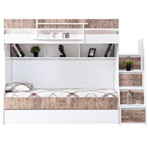 Cesur Yavrulu Ranza - Ceviz + 2 Adet Comfort Yatak