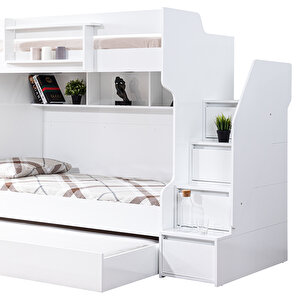 Cesur Yavrulu Ranza - Beyaz + 2 Adet Comfort Yatak