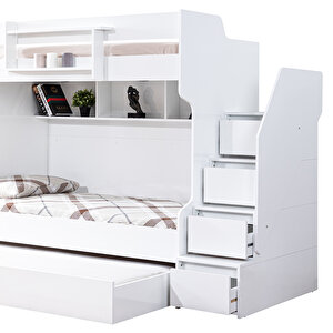 Cesur Yavrulu Ranza - Beyaz + 2 Adet Comfort Yatak
