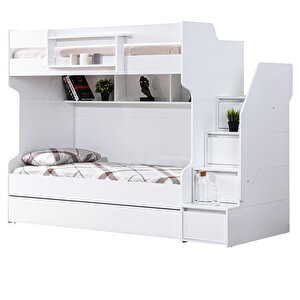 Cesur Yavrulu Ranza - Beyaz + 3 Adet Comfort Yatak