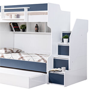 Cesur Yavrulu Ranza - Mavi + 2 Adet Comfort Yatak