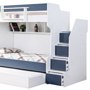 Cesur Yavrulu Ranza - Mavi + 2 Adet Comfort Yatak