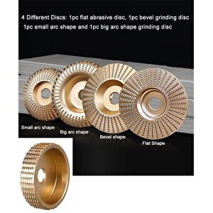ahşap zımpara disk seti 5 adet spiral uyumlu aşındırma raspalama diski avuç taşlama uyumlu 5 li takım titanyum silindir dsik