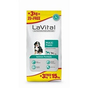 La Vital Somonlu Büyük Irk Yavru Köpek Maması 15 Kg
