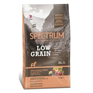 Spectrum Low Grain Kuzu Etli Ve Yaban Mersinli Mini Ve Küçük Irk Yetişkin Köpek Maması 2,5kg