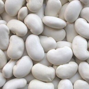 Yerli̇ Bombay İri̇ Tane Beyaz Sirik Fasulye Tohumu 500 Gr