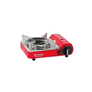Orcamp Tekli Çantalı Mini Portatif Ocak Kırmızı Ck-506